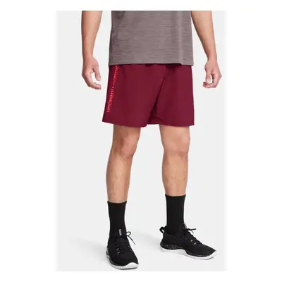 Under Armour Tech™ Shorts aus Webstoff mit Schriftzug für Herren Cardinal / Racer Rot S