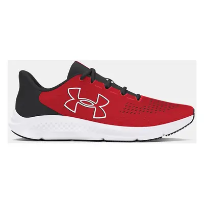 Under Armour Charged Pursuit 3 Big Logo Laufschuhe für Damen Racer Rot / Anthracite / Weiß 38.5