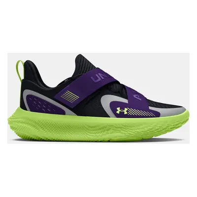 Under Armour FUTR X 4 Start Of Season Basketballschuhe, unisex Schwarz / Violett / Morph Grün 44