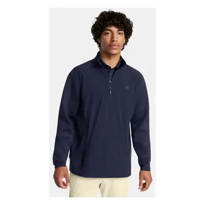Under Armour Drive Pro Storm Hybrid mit ½-Zip für Herren Midnight Blaue Marine / Metallisch Silb