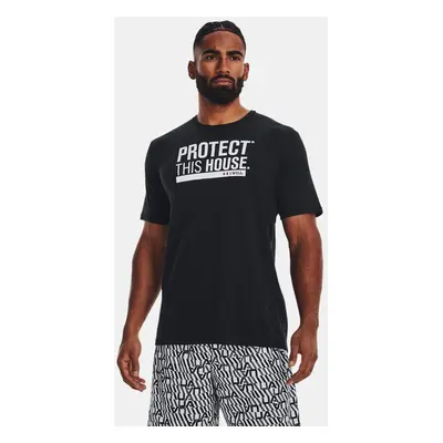 Under Armour Protect This House Kurzarm-Oberteil für Herren Schwarz / Weiß XS