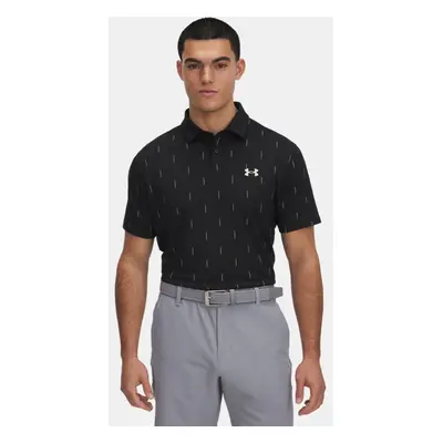 Under Armour Tee To Green Poloshirt mit Aufdruck für Herren Schwarz / Summit Weiß M