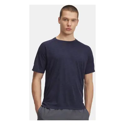 Under Armour Tech™ Strukturiertes Kurzarm-Oberteil für Herren Downpour Grau / Schwarz L