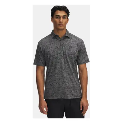 Under Armour Playoff JacqUnder Armourrd-Poloshirt für Herren Schwarz / Stahl / Schwarz L