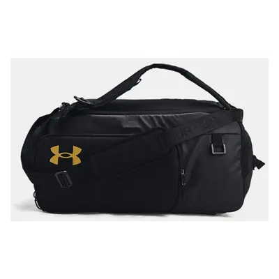 Under Armour Contain Duo mittelgroßer Rucksack/Seesack Schwarz / Metallisch Gold Einheitsgrösse