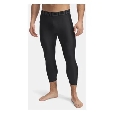 Herren HeatGear® ¾-Leggings Anthracite / Schwarz L