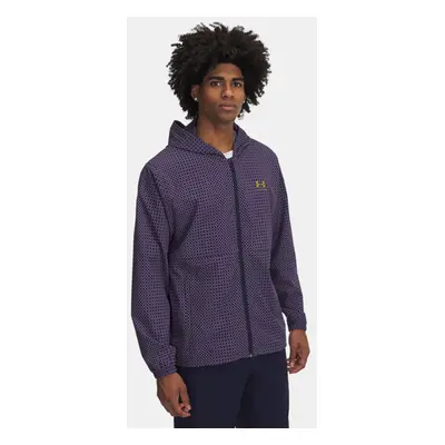 Under Armour Holiday Vibe Windbreaker für Herren Midnight Blaue Marine / Violett Prime / Metalli