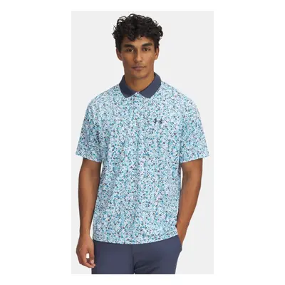 Under Armour Matchplay Poloshirt mit Aufdruck für Herren Weiß / Downpour Grau / Downpour Grau L