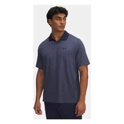 Under Armour Matchplay Poloshirt mit Aufdruck für Herren Downpour Grau / Midnight Blaue Marine /