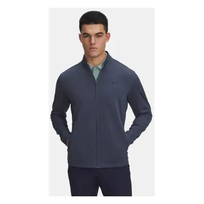Under Armour Drive Oberteil mit durchgehendem Zip für Herren Downpour Grau / Midnight Blaue Mari