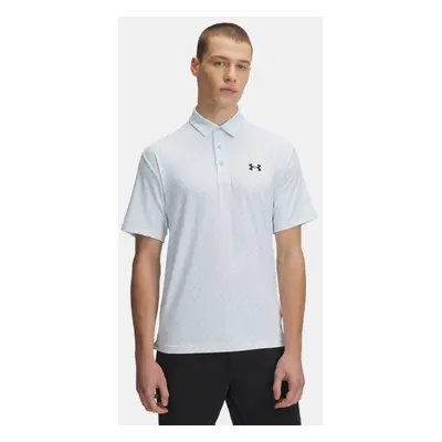 Under Armour Playoff 3.0 Poloshirt mit Aufdruck für Herren Stream / Weiß / Schwarz L