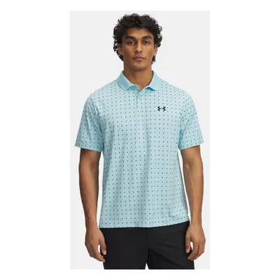 Under Armour Matchplay Poloshirt mit Aufdruck für Herren Stream / Schwarz L