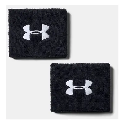 Herren Under Armour 7,5 cm Performance Schweißband – 2er-Pack Schwarz / Weiß Einheitsgrösse