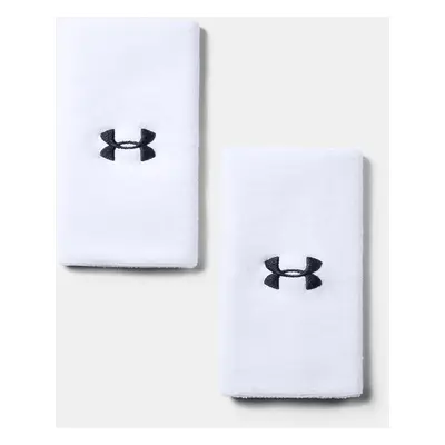 Herren Under Armour 15,2 cm Performance Schweißband im 2er-Pack Weiß / Schwarz Einheitsgrösse