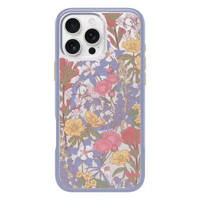 IPhone 16 Pro Max Hülle | Symmetry Series Clear für MagSafe Floral Purple