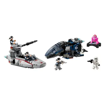 Imperial Dropship vs. Rebel Scout Speeder