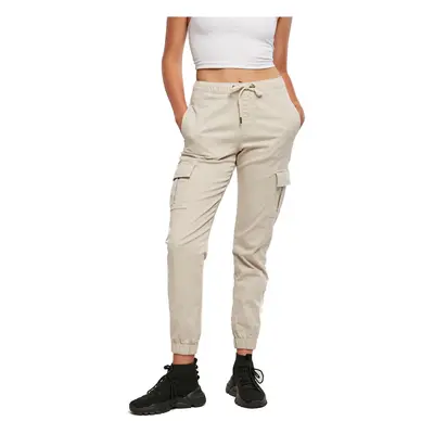 Bequeme Cargo-Jogginghose mit hohem Bund, Damen Urban Classics