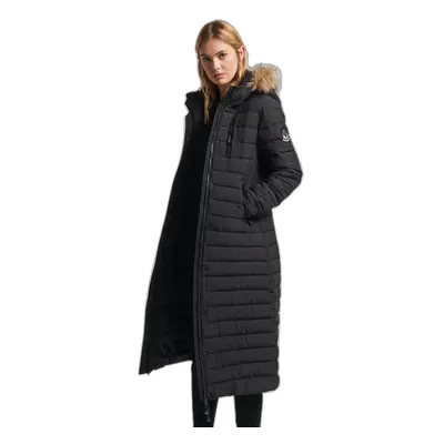 Lange Daunenjacke Frau Superdry Fuji