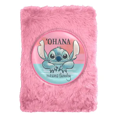 Notizblock aus Plüsch, Mädchen Kids Licensing Disney Stitch