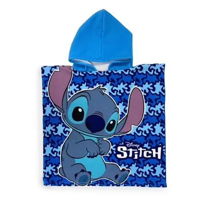 Poncho aus Mikrofaser Kind Disney Stitch