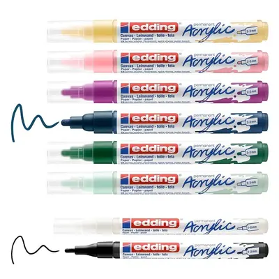 Textilfilze Farben edding (x8)