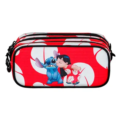 Dreifaches Etui Kind Karactermania Disney Stitch Kiss