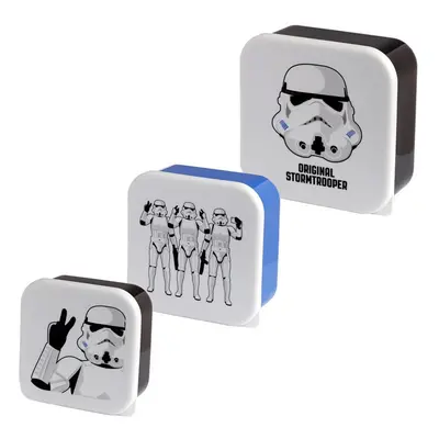 Set von 3 Lunchpaketen box Puckator the original stormtrooper