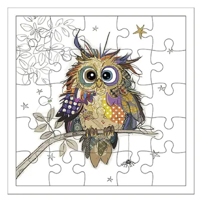 Puzzle-Karte Kiub Kook Hibou Otto