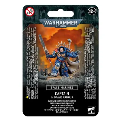 Figur aus 25 Teilen Games Workshop Warhammer 40k - Space Marine Primaris Captain in Gravis Armou