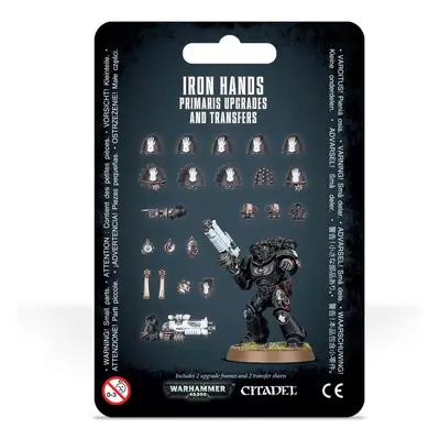 Figurine mit 46 Teilen Games Workshop Warhammer 40k - Iron Hands Primaris Upgrades & Transfers