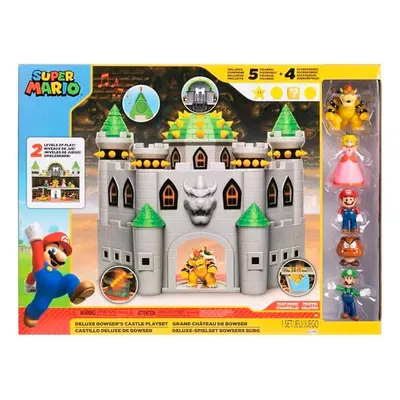Konstruktionsspiele Jakks Pacific Super Mario Bros Bowser Castle (x9)