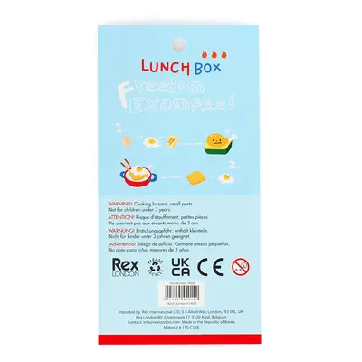 3D-Aufkleber für die Brotdose Rex London