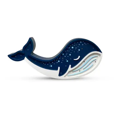 Handgefertigte Lampe Peekaboo Whale