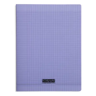 Gepicktes Heft 96 Seiten groß kariert Calligraphe 8000 Polypro