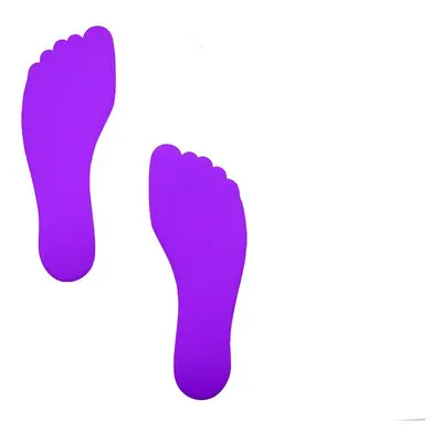 Bodenmarkierungen in Form eines Fußes Pre-Sport (x6)