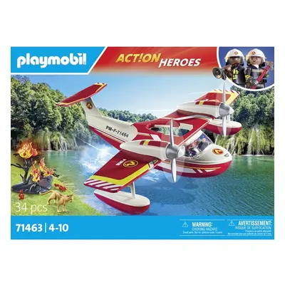 Wasserflugzeug-Auto-Spiel mit Feuerwehrmann Playmobil