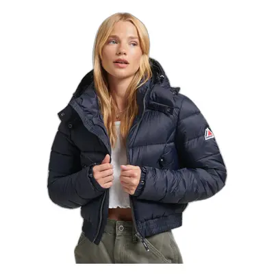 Kurze Daunenjacke mit Kapuze, Frau Superdry Fuji