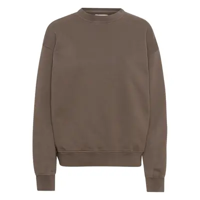 Sweatshirt mit Rundhalsausschnitt Colorful Standard Organic oversized cedar brown