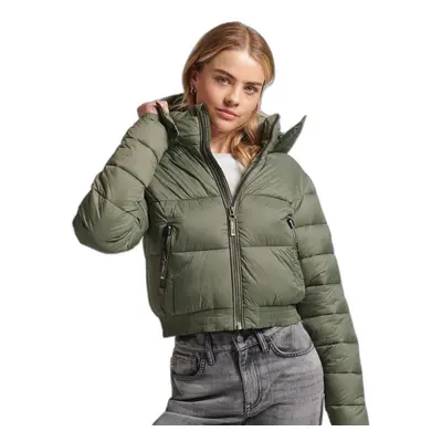 Kurze Daunenjacke mit Kapuze, Frau Superdry Fuji