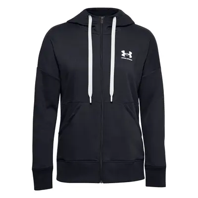 Damenjacke Under Armour à capuche Rival Fleece Full Zip
