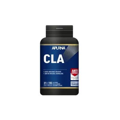 Glas mit 105 Kapseln Apurna CLA