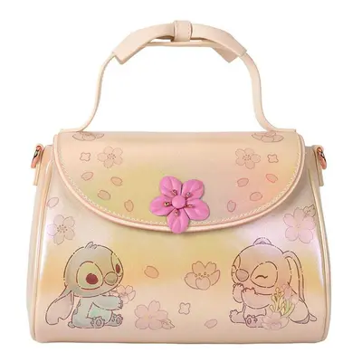 Schultertasche Damen Loungefly Disney Bow Handle Cute Stitch