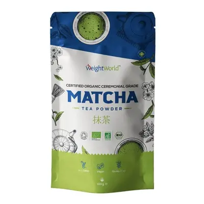 Bio Matcha Tee Pulver - 100g japanischer Matcha Grüntee - WeightWorld - Für eine natürliche Entg