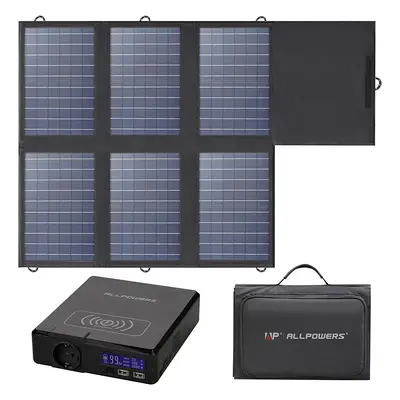 Solargenerator-kit 200W Tragbare Powerbank 60W Solarpanel