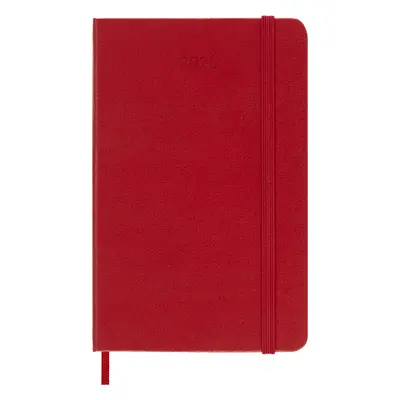 MOLESKINE Taschenkalender 2025, Tage, P/A6,Hardcover,hellrot