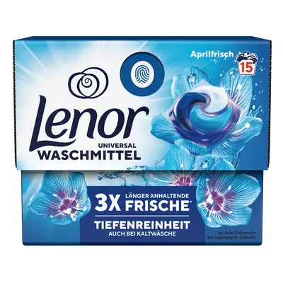 Lenor Waschmittel Pods Aprilfrisch, 15 WL