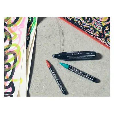 STABILO Acrylmarker FREE T100, 5er Set , Royal,