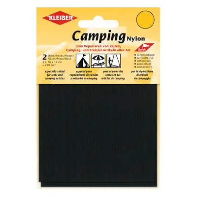 KLEIBER Camping-Flicken, Nylon, selbstklebend, schwarz