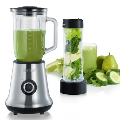 SEVERIN Multimixer + Smoothie Mix & Go SM 7971, Edelstahl