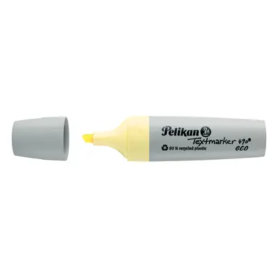 Pelikan Textmarker 490 eco, pastellgelb